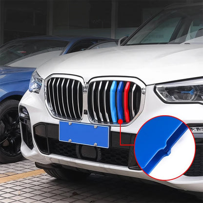 For BMW X1 X2 X3 X4 3PCS Grille Trim Strip X5 X6 X7 E84 F48