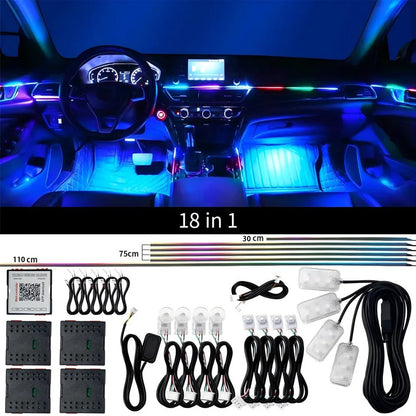 Hide Bar Ambient RGB Color Interior Acrylic Guide Atmosphere