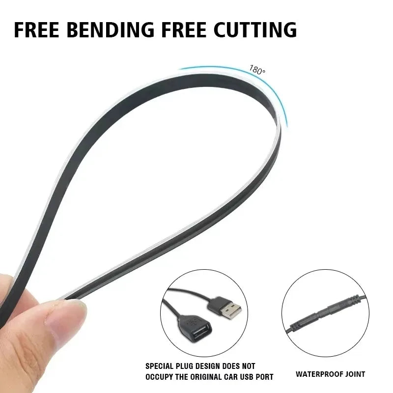 For Tesla Model 3 Y Instrument Panel Ambient Wireless Charging