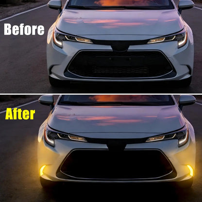 For Toyota Corolla L Le Xle Drl 2021-2023 Sequential Daytime