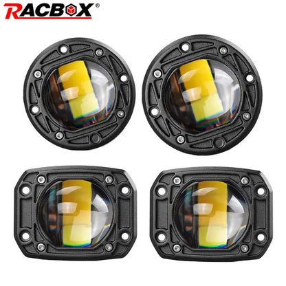 For Off Road 8D Lens 3inch Fog Truck ATV 4WD Pickup 12V