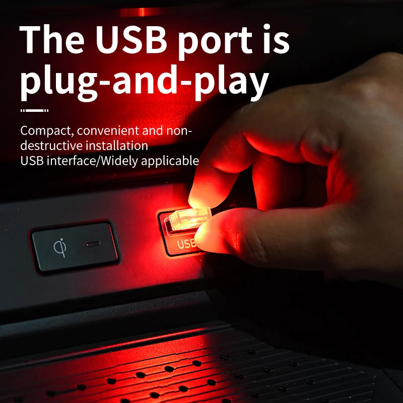 USB Interior Atmosphere Lighting Wireless Colorful Touch