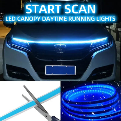 150CM 180CM Scan Starting Hood Daytime Running Flexible Dynamic
