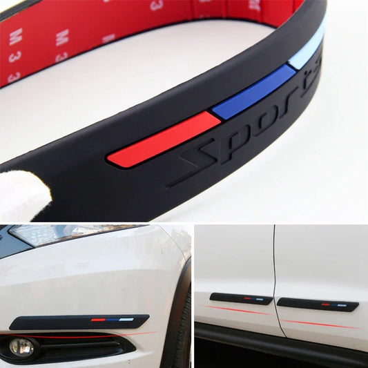 Front Rear Bumper Protector Corner Guard Scratch Strip Sticker