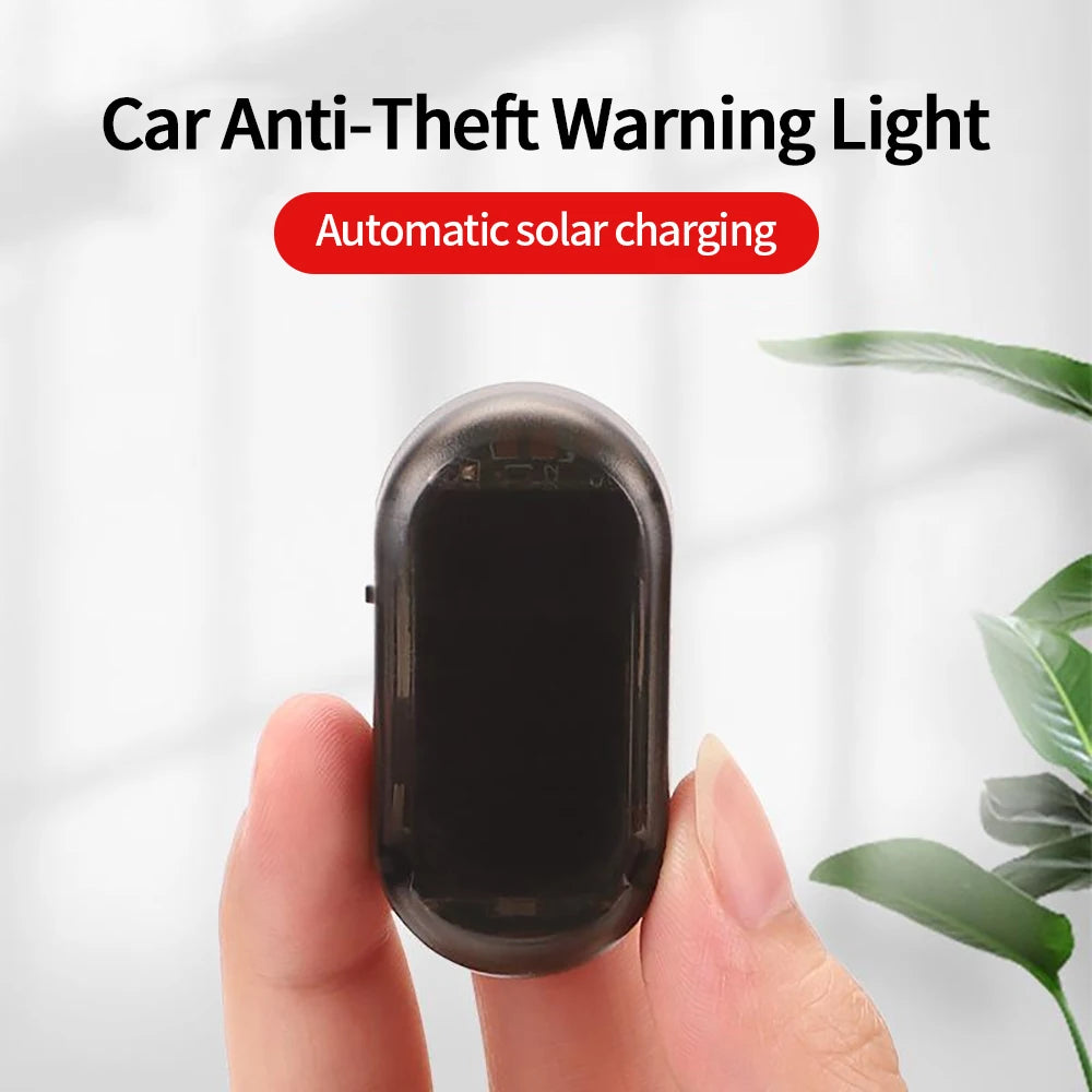 1PCS Fake Security Solar Powered Simulated Dummy Alarm Wireless