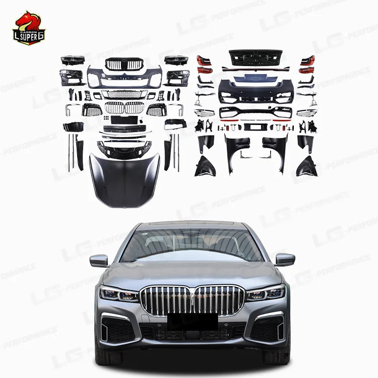 For BMW 7 Series F01 F02 Old G11 G12 M760 Pp Body Kit Bumper Hood