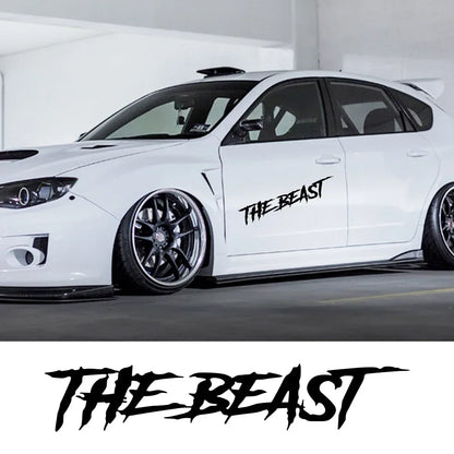 Door Side Stickers Beast Personality Rear Windshield Vinyl Decal