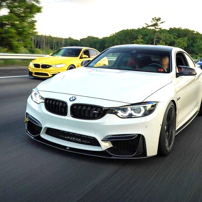 For BMW 3 Series F30 Look 4PCS 2012 2018 M3 Front Lip Bumper