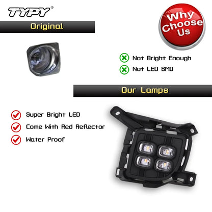 For Toyota Land Cruiser FJ200 LC200 Typy Front Bumper Fog