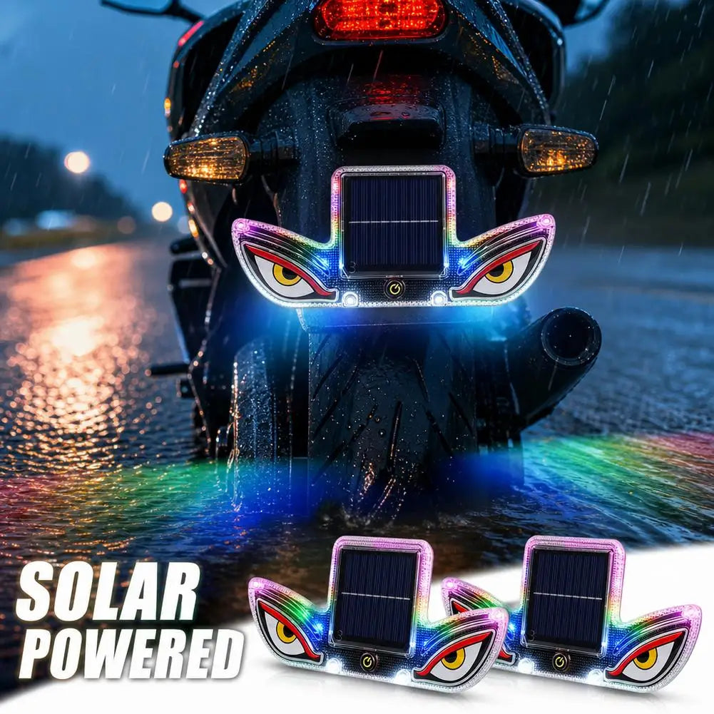 Solar Powered Motorcycle Eagle Eye Warning anti-collision Strobe