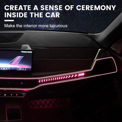 For LED 11 Color Center Console Ambient BMW X5 X6 X7 G05 G06