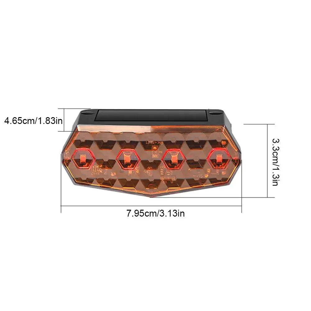 For Semi Trailer Waterproof No Wiring Solar Side Marker Right