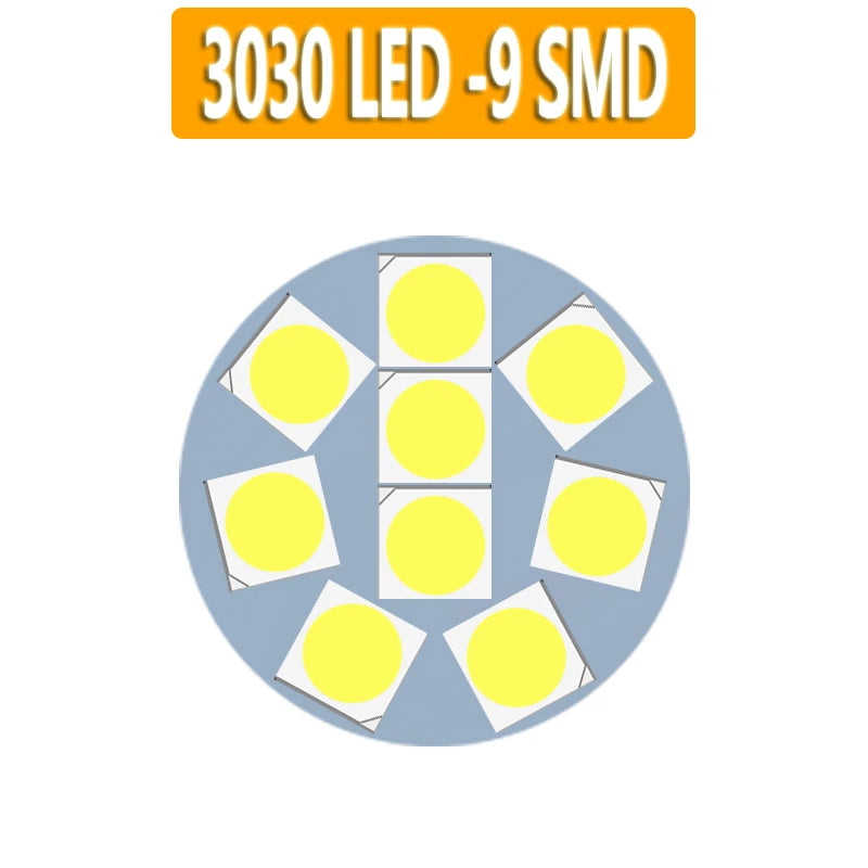 Amber Red 100PCS 1156 ba15s Tail 3030 Smd Turn