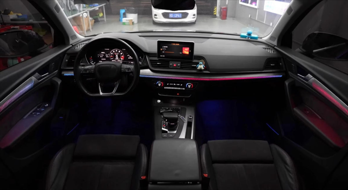 For Audi Q5L 2018-2025 Ambient Interior Atmosphere Lighting