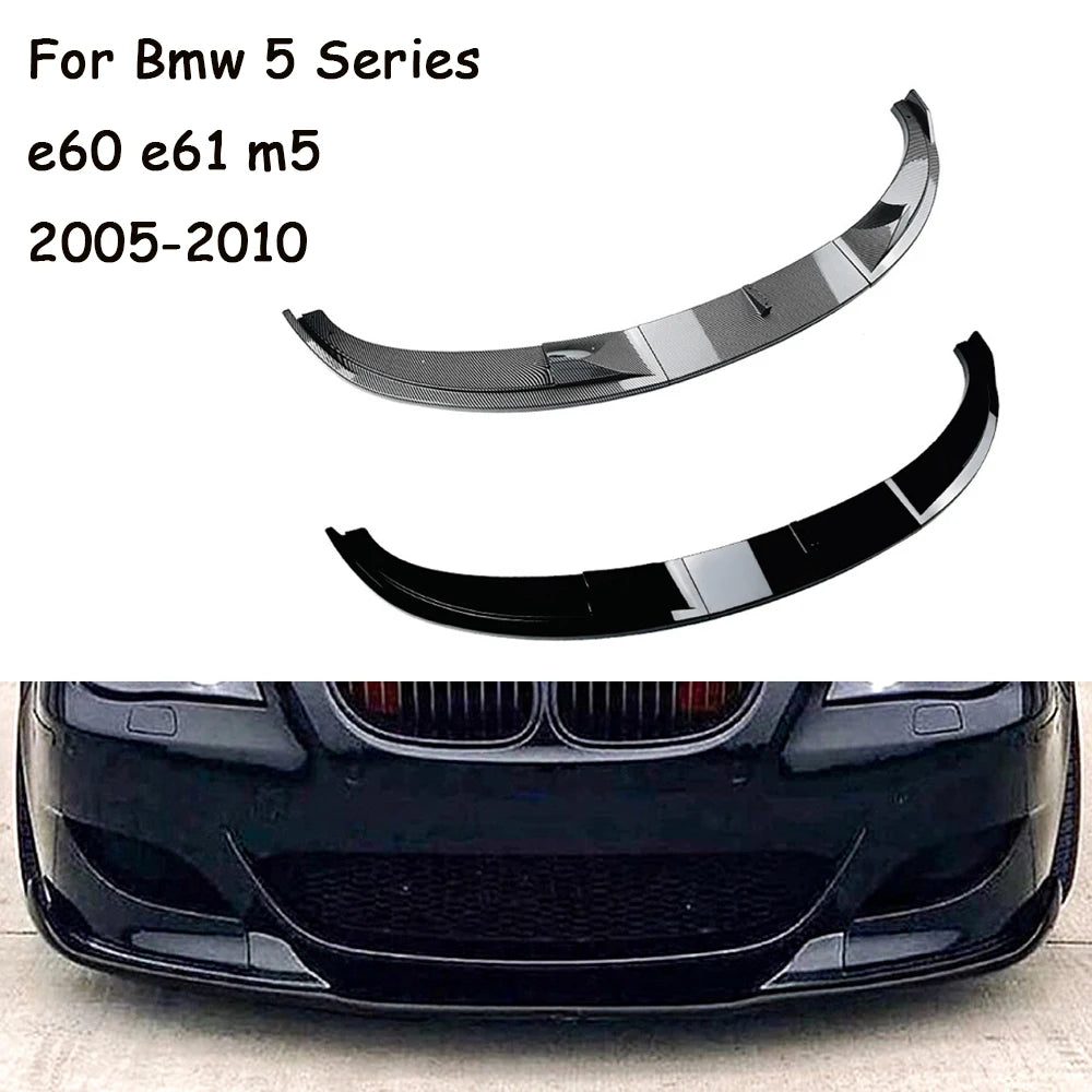For BMW 5 Series E60 E61 Front Bumper Lip Spoiler M5 Protector