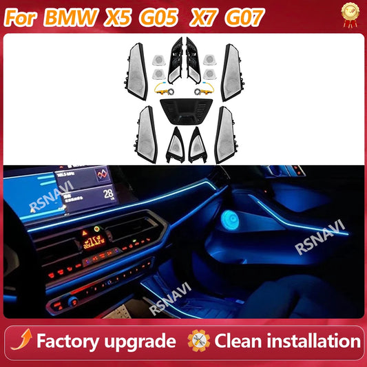 For BMW G05 Speaker Cover Upgrade Kit X5 Series 2019-2025 Door