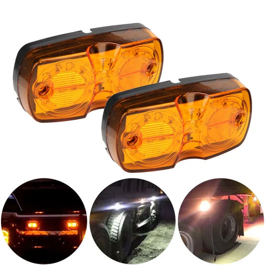 Truck Side Marker 12-24v Multi Color Trailer Forklift Excavator