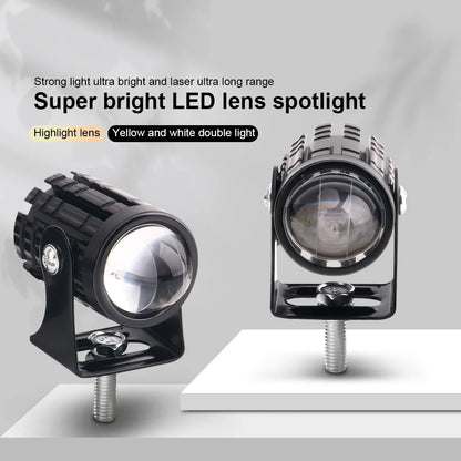 For Headlight Auxiliary Spotlight Lamp ATV Motorcycle MINI Drl