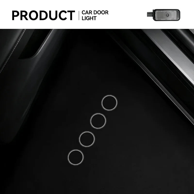 For Audi A3 A4 A5 A6 2PCS Welcome A7 A8L Q5 Q6 Q7 Q8 Tt