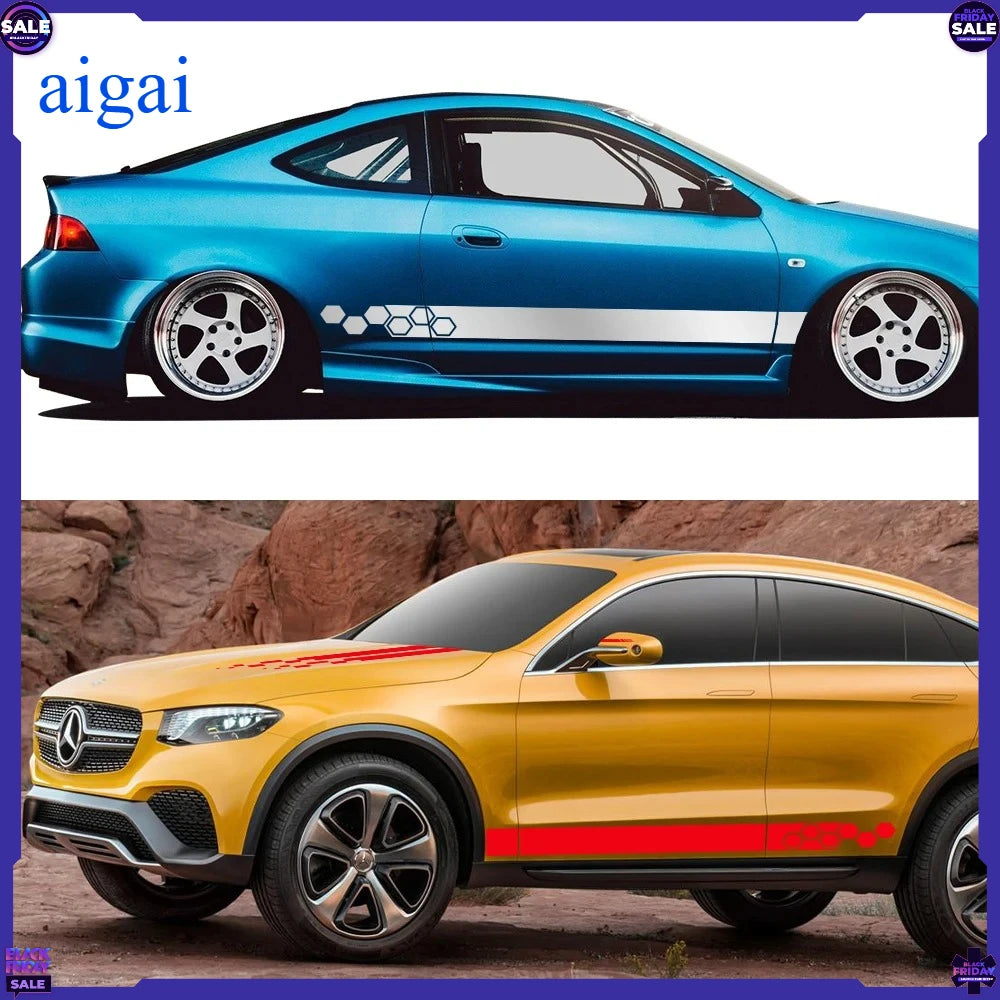 For Audi BMW Mercedes Ford VW Hood Engine Stickers Tuning Racing