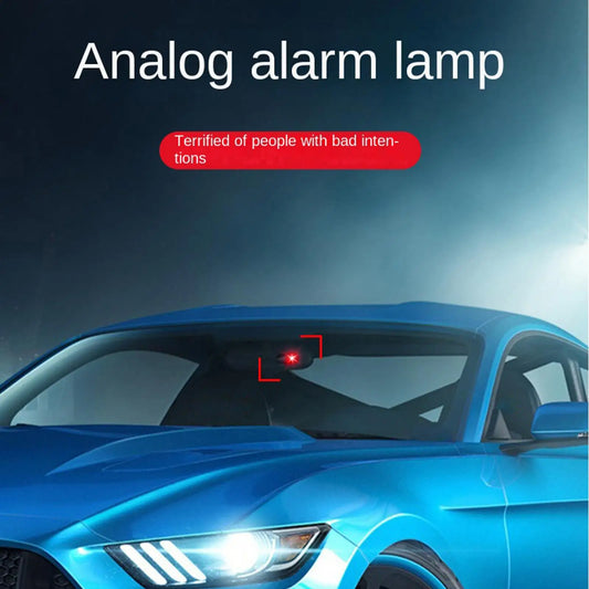 Alarm Solar Charging anti-theft Warning Simulated Sedan Truck