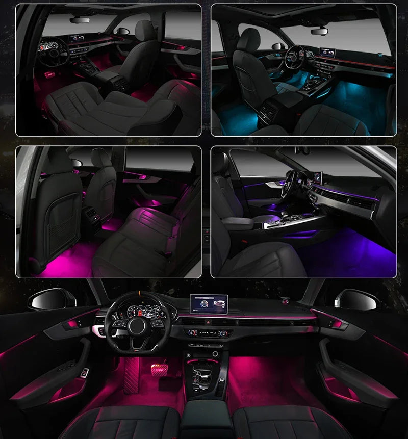 For Audi Ambient Light Lamp Upgrade Colors A4 A4L Q5 Q5L