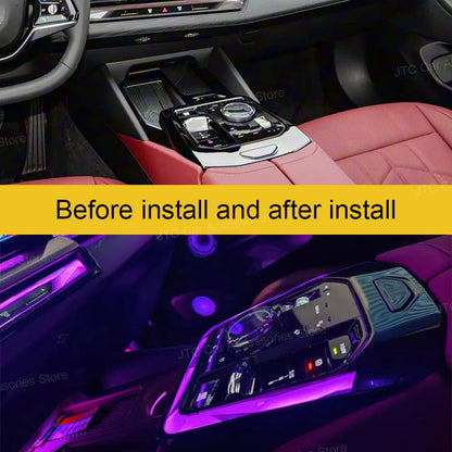 For BMW 5 Series G60 G68 Center Console Crystal Saddle I5