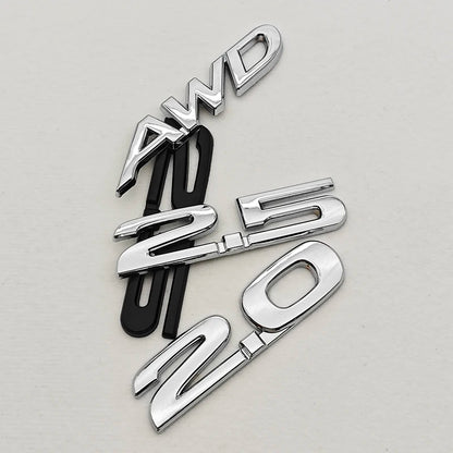 For Mazda3 CX-30 CX-5 CX-50 CX-8 3D Metal Sticker Logo Awd 2.0