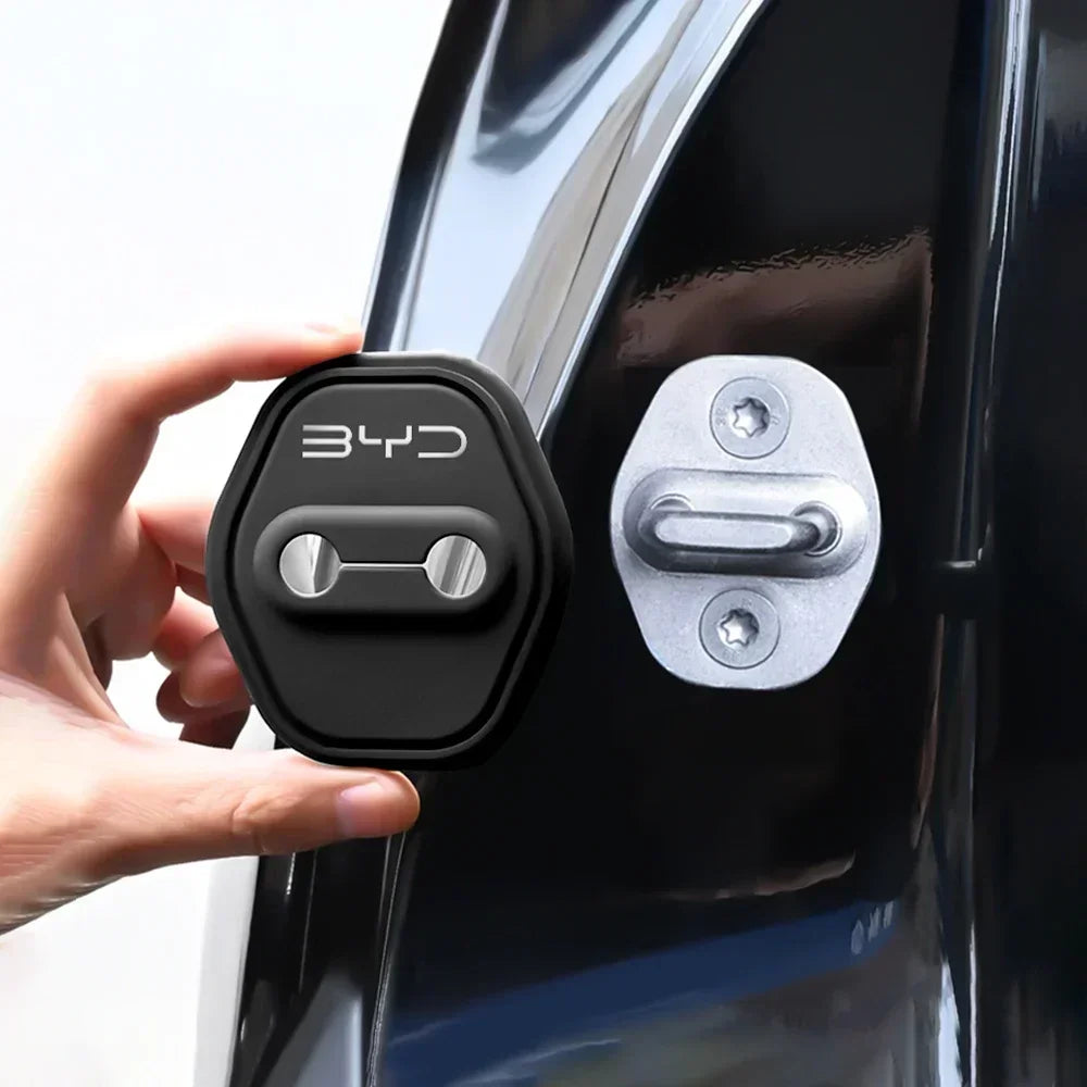 For BYD Atto 3 Yuan 4PCS Door Lock Cover Protector anti-rust