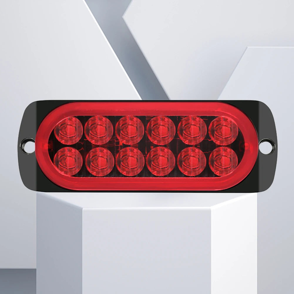 For Motorcycle Trailer Dc 12-24v Strobe Warning 12W Grill