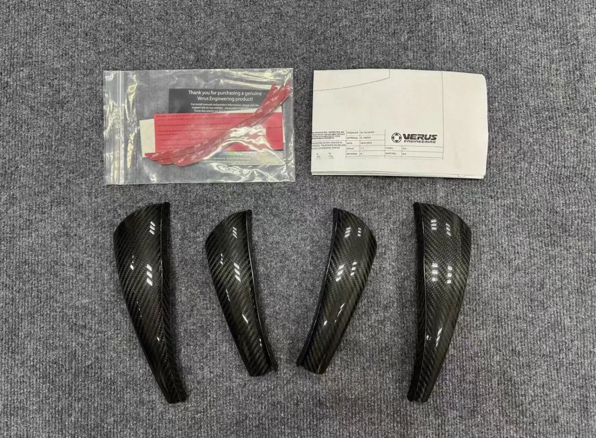 For BMW G87 M2 Coupe 2023+ Dry Carbon Fiber Tk Front Vent Side
