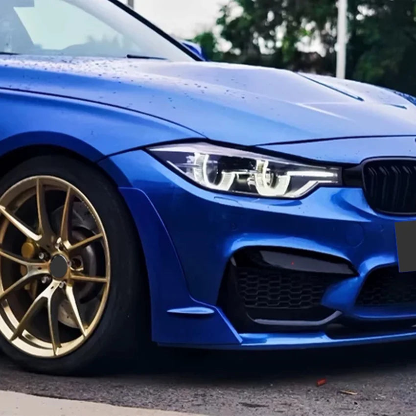 For BMW F80 Rear M3 F30 M3 Front Bumper Lip Spoiler Splitter