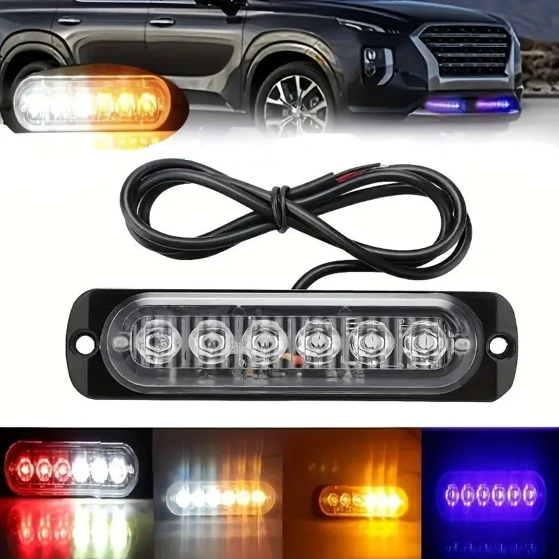 4PCS Emergency Strobe Warning Flashing Caution Construction