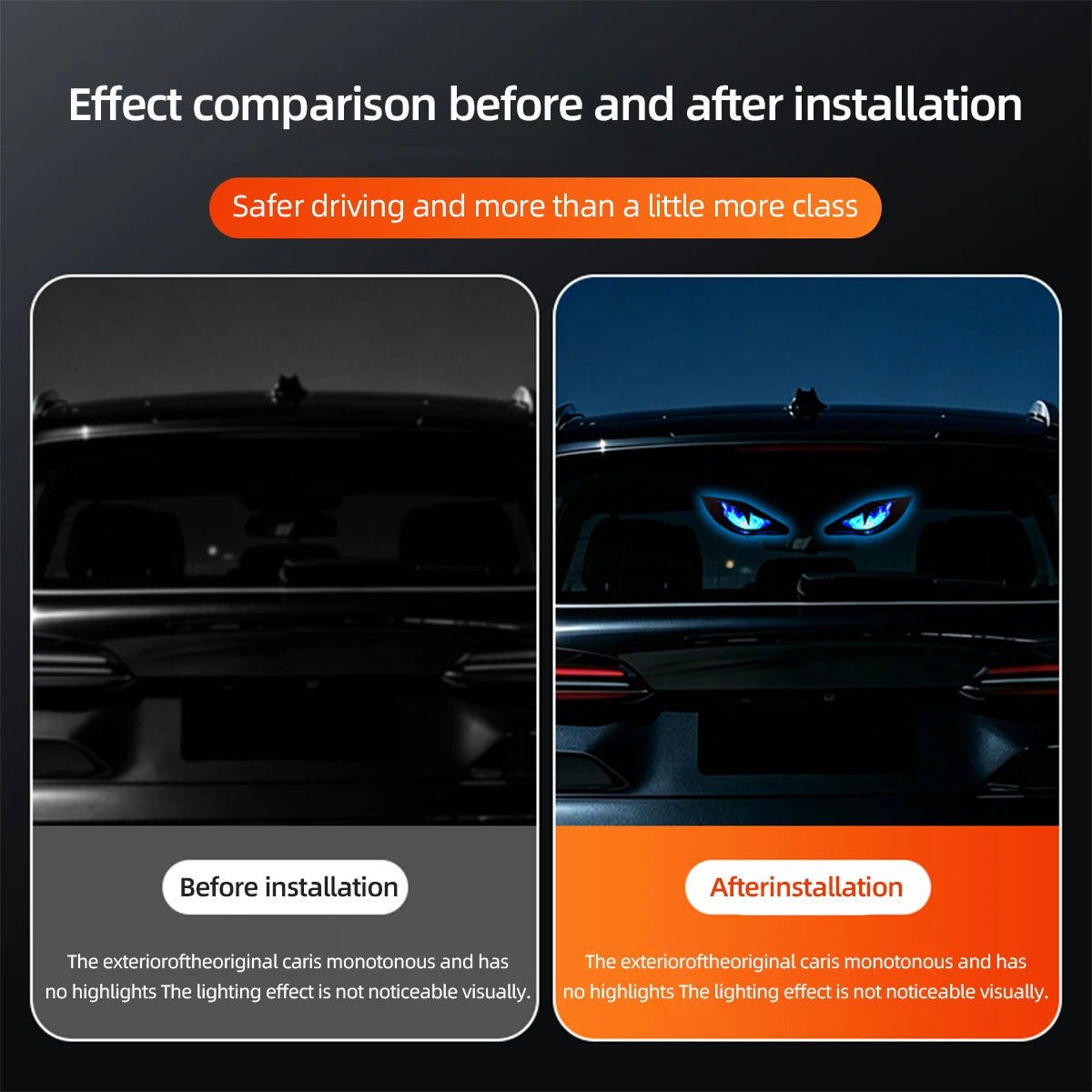 Solar Creative Devil S Eye Cold Flash Warning Dynamic