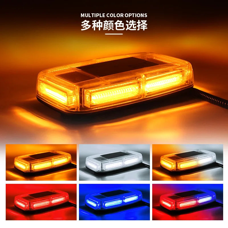 12-24v Cob MINI Short Row Warning Truck Construction Rescue