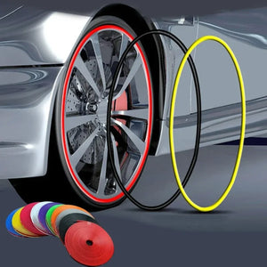 8M Rim Protect Strip Wheel Edge Protector Sticker Tire