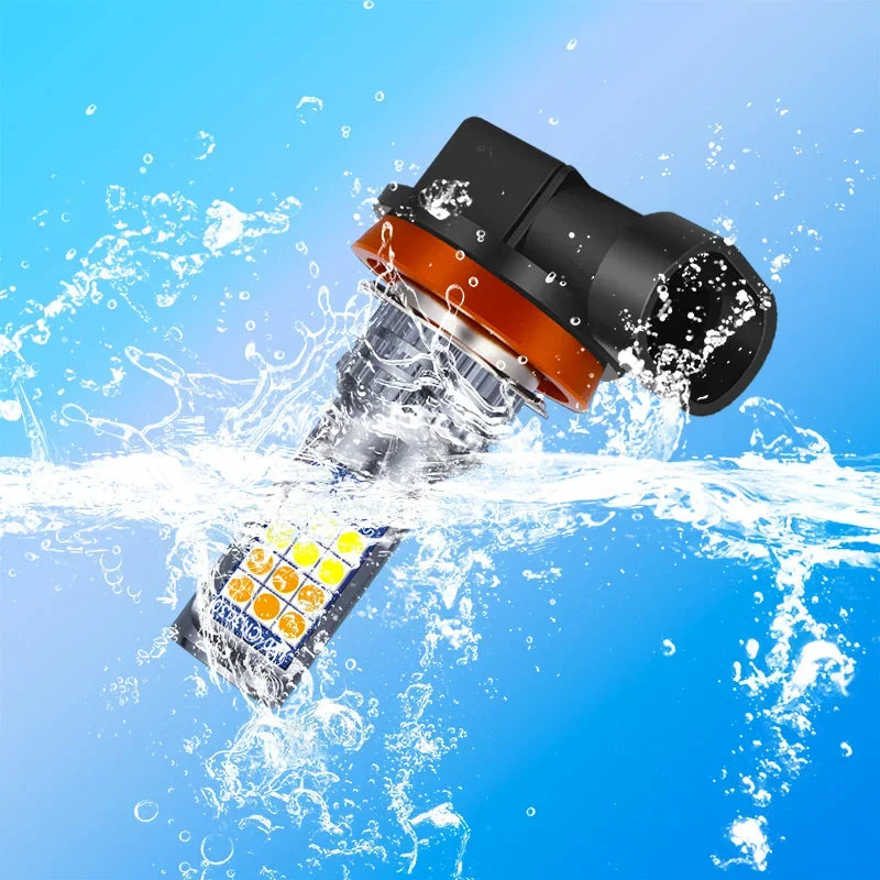 2PCS H8 H11 Fog Dual Color HB4 HB3 3030