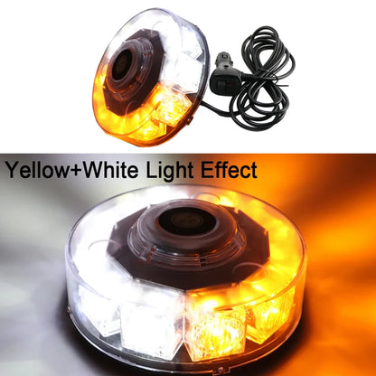 Cars Trucks 12-24v Strobe White Yellow