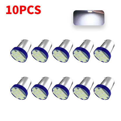 10PCS ba9s T11 T4W Bayonet Ac 6V 1206 3020