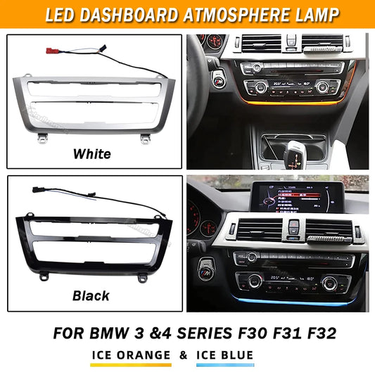 For BMW 3 4 Series F30 Ambient Kit Dashboard Center Console