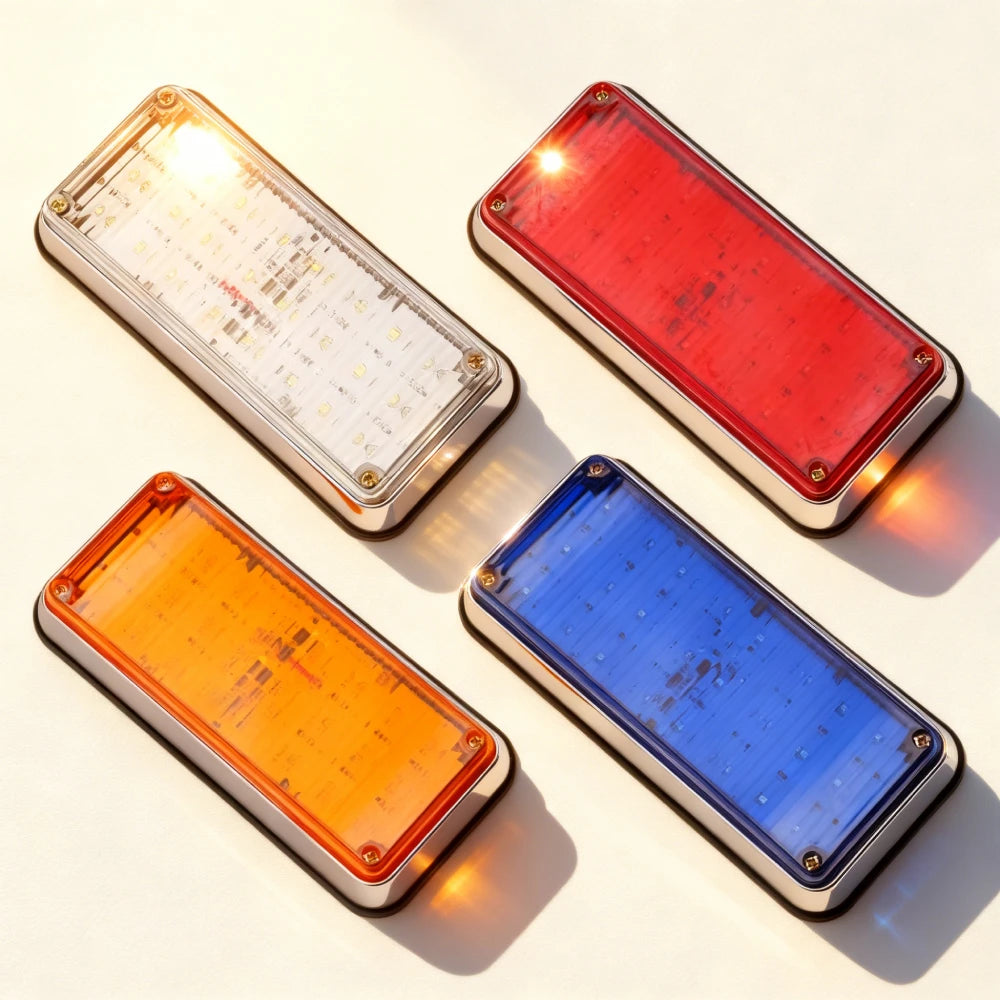 Set Ambulance 12V 24V Stroboscope Strobe Flashing Warning Beacon