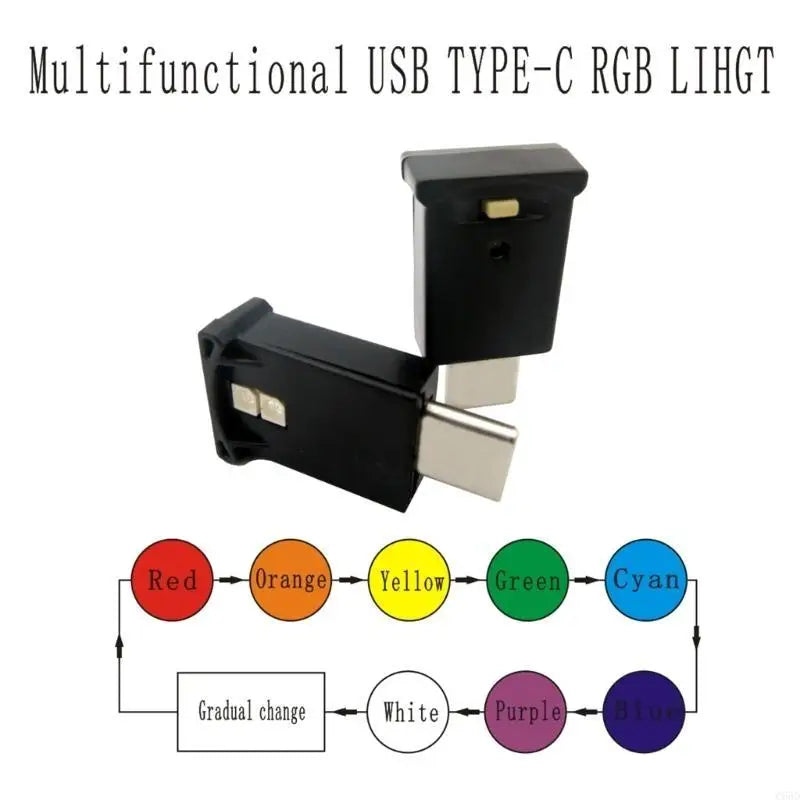 C63D MINI RGB Interior Lighting Direct Current 5V Night