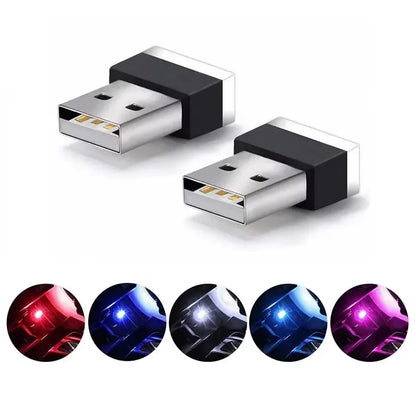 USB Atmosphere Emergency Lighting Portable Plug Play Red Blue