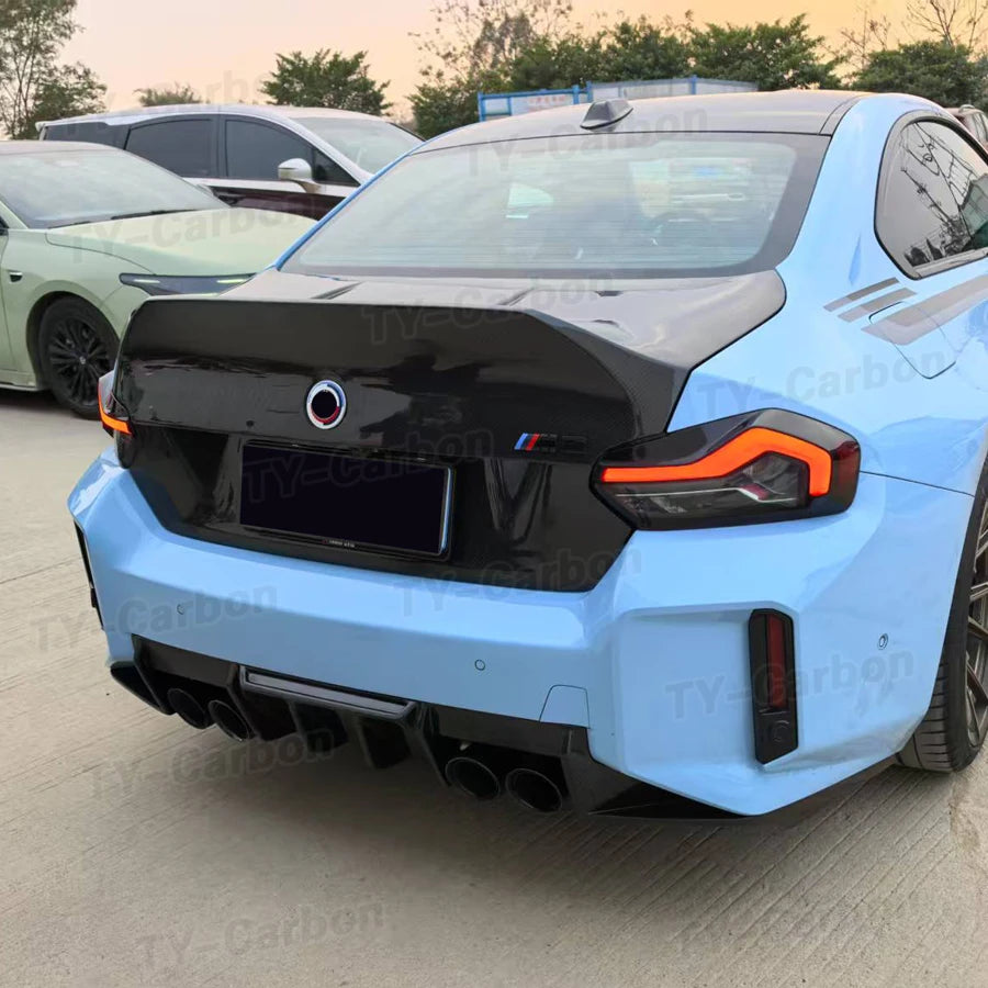For BMW G87 M2 Coupe G42 Dry Carbon Fiber Rear Trunk 2-door 2023