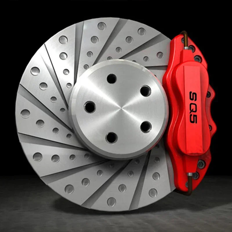 For Audi SQ5 Logo Tire Brake Caliper Sticker Cover Decals Heat