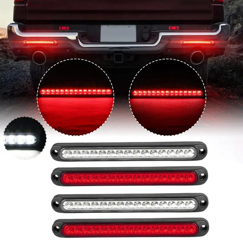4X 12V 24V Tail Bar Brake Warning Side Marker