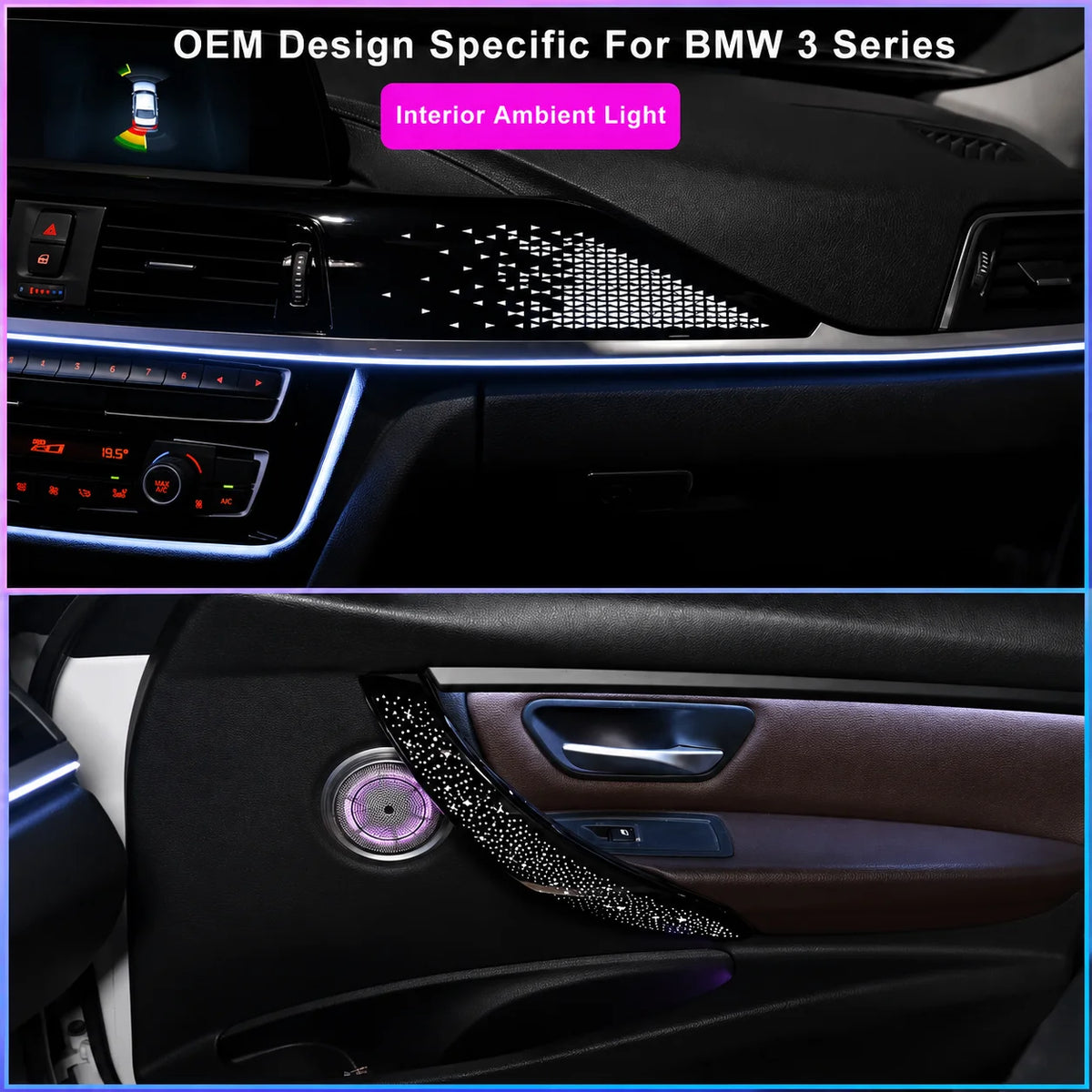 For BMW 3 4 Series F30 Cf RGB Dynamic Active Ambient F32 F33 F36