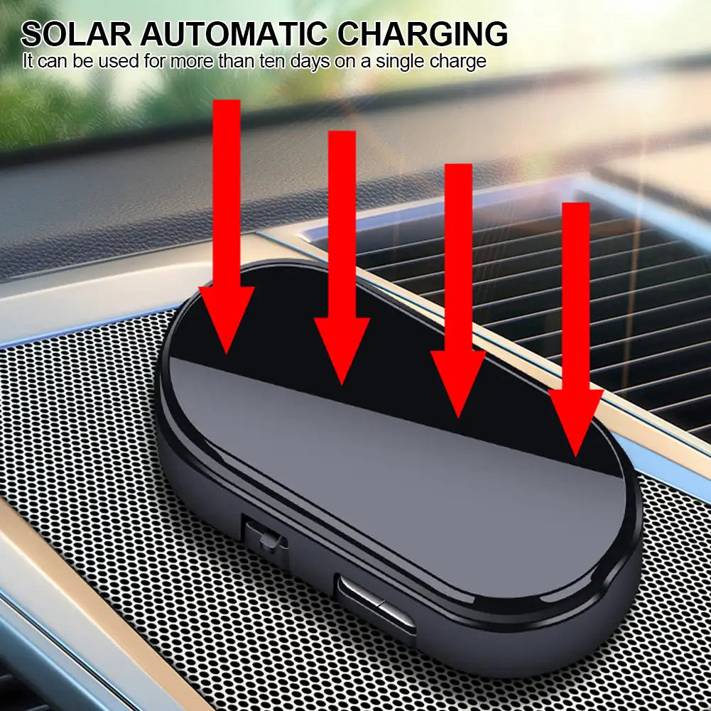 Solar Energy Wireless anti-theft Warning Flashing Caution Alarm