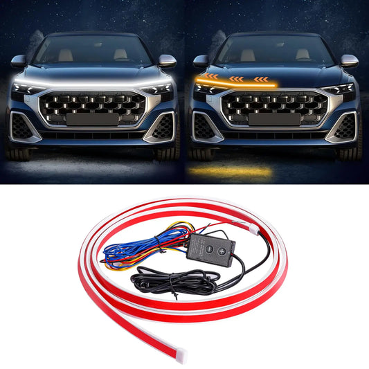 Daytime Running Strip Start Scan Yellow Turn Signal Indicator