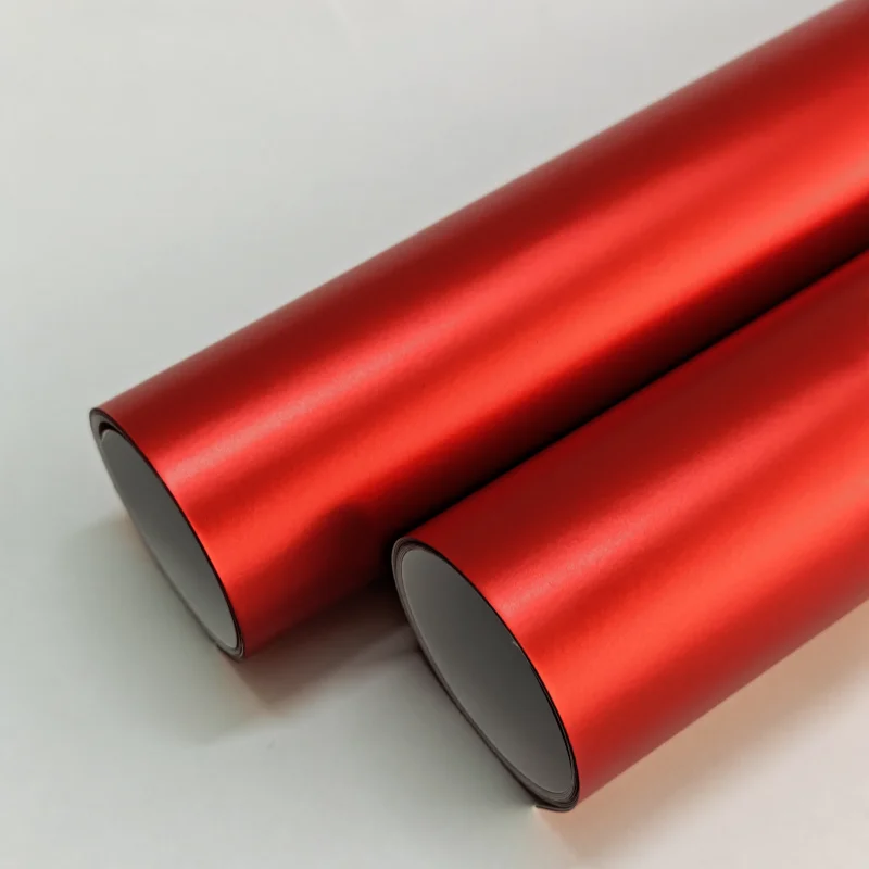 50x152cm Ice Satin Chrome Vinyl Wrap Film Air Metallic
